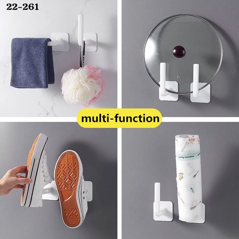 مسكة متعددة الاستخدام للتنظيم وتوفير المساحة – تلزيق قوي ومتين