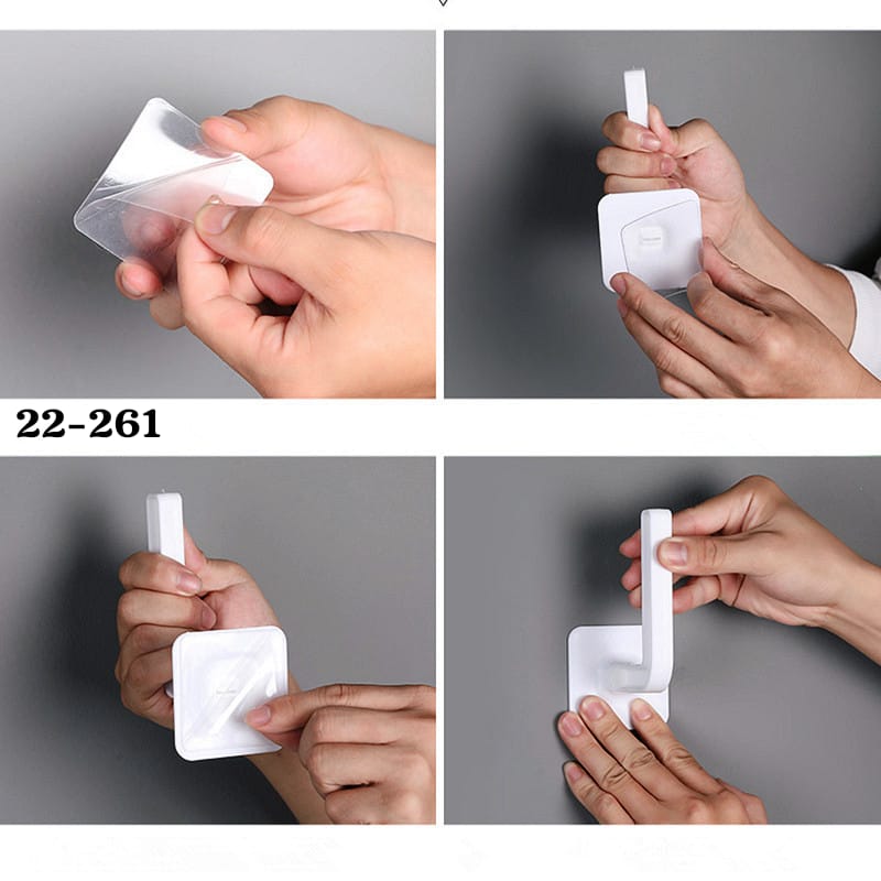 مسكة متعددة الاستخدام للتنظيم وتوفير المساحة – تلزيق قوي ومتين