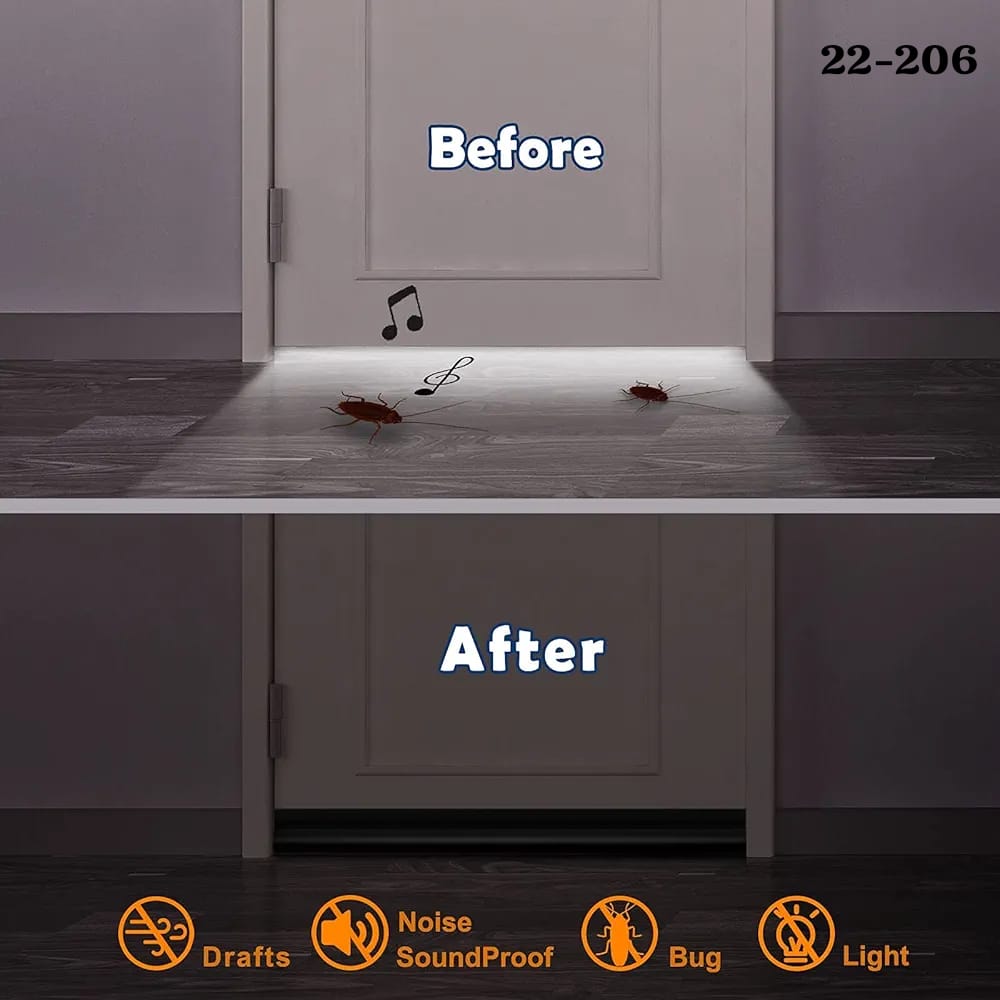 منظّم تسكير فراغات الباب – عازل ضد البرد والغبار والحشرات