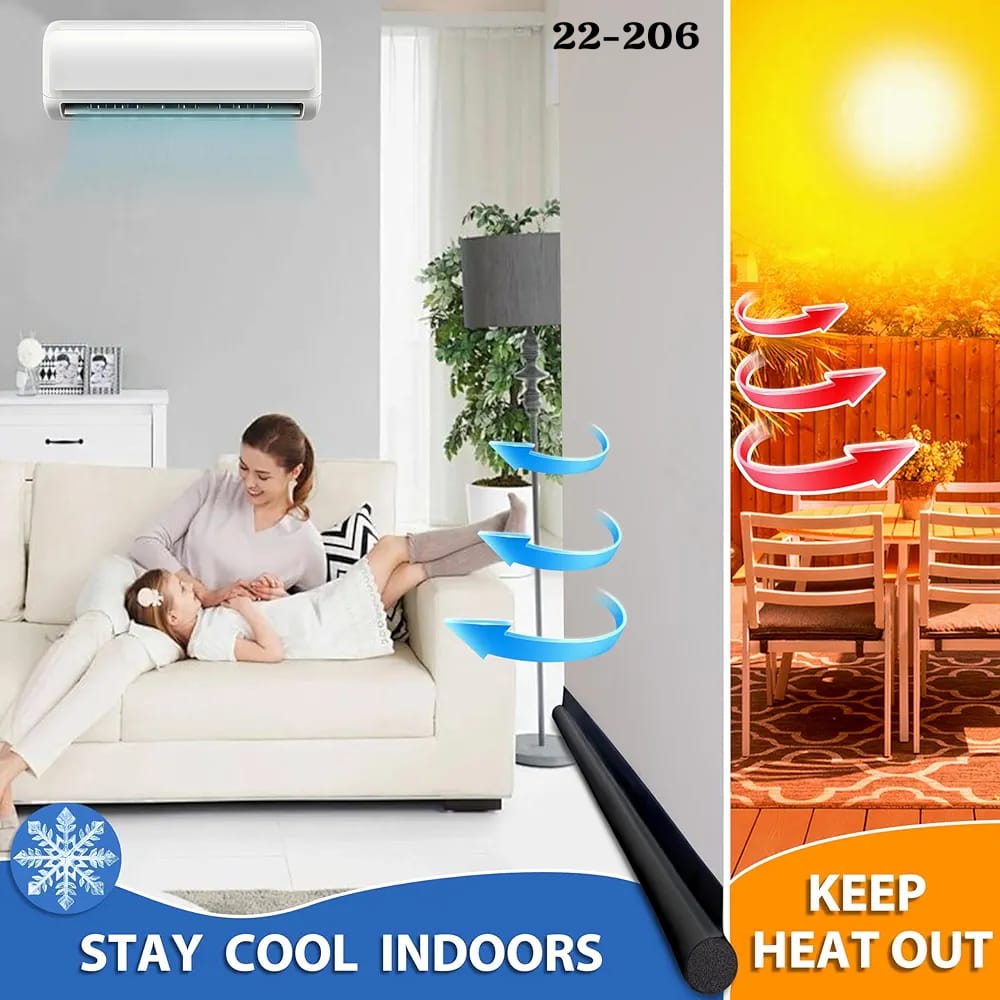 منظّم تسكير فراغات الباب – عازل ضد البرد والغبار والحشرات