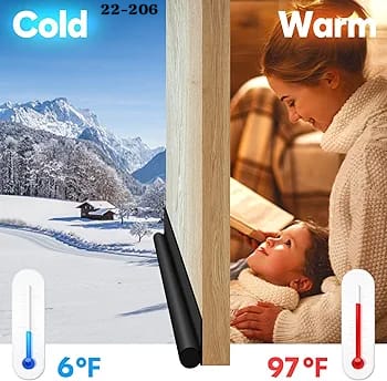 منظّم تسكير فراغات الباب – عازل ضد البرد والغبار والحشرات