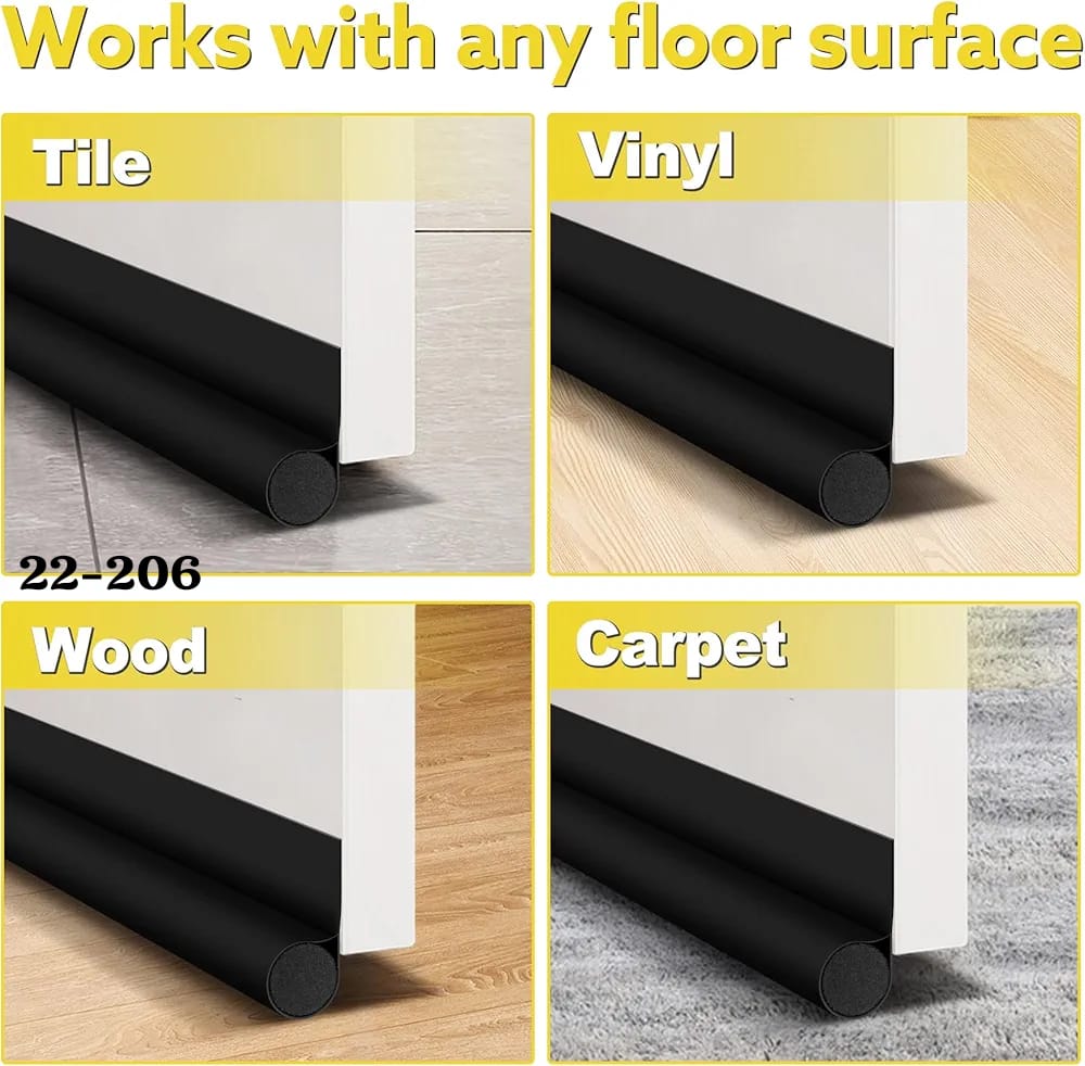 منظّم تسكير فراغات الباب – عازل ضد البرد والغبار والحشرات