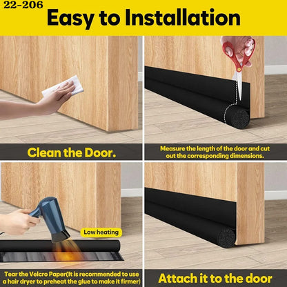 منظّم تسكير فراغات الباب – عازل ضد البرد والغبار والحشرات