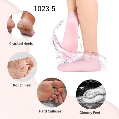 Silicone Heel Socks - كلسات سيليكون لترطيب الكعبين 🦶