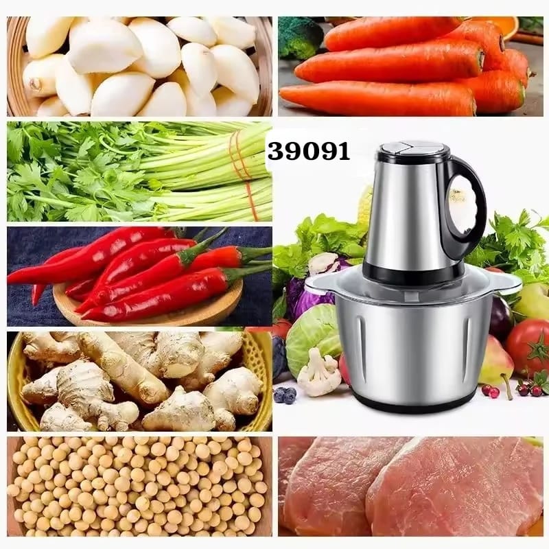 فرامة كهربائية 3 سرعات – لتحضير الطعام بسرعة وفعالية | 3L | 300 واط ✅
